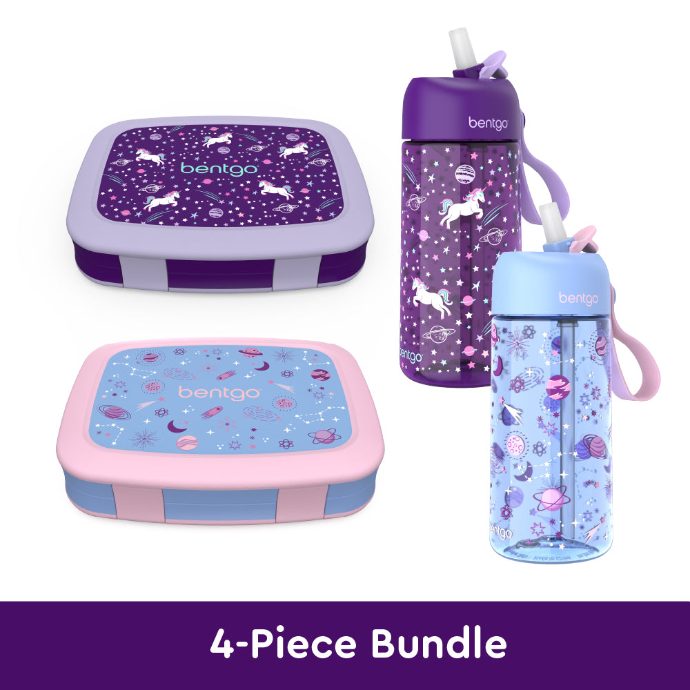 bentgo-kids-prints-lunch-boxes-and-water-bottles-f2 bentgo-lunch-box-bottle-bundle-unicorn-galaxy-1.jpg